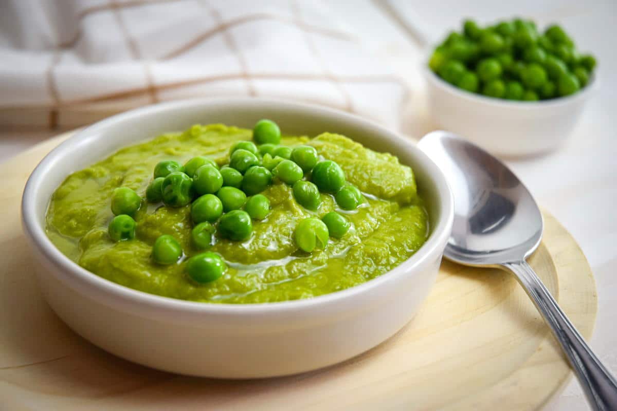 Pea Purée In the Kitch
