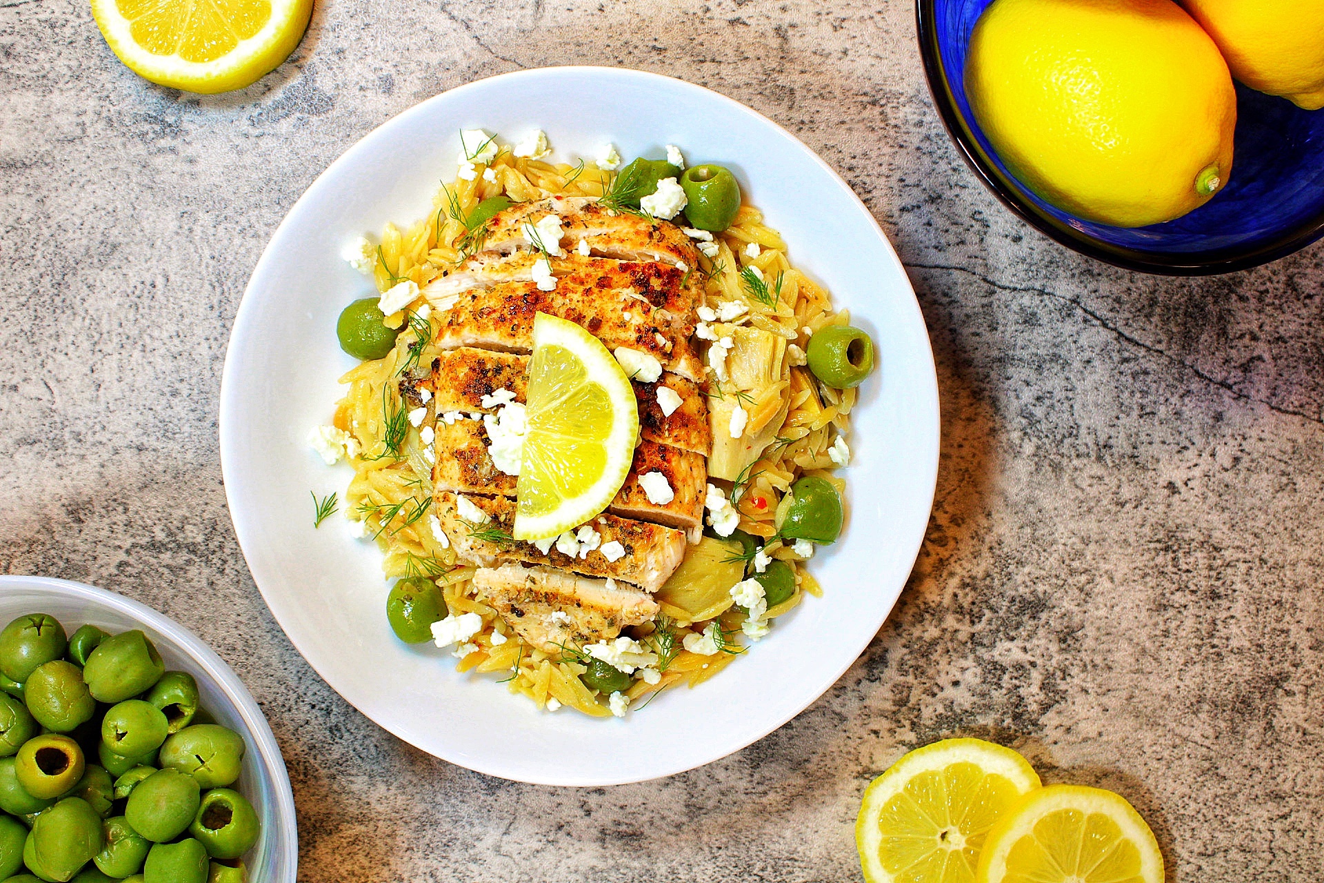 White WineBraised Chicken with Artichokes And Orzo In the Kitchen