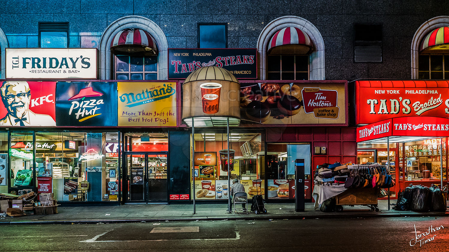 Tim Horton's In Times Square In the Limelight
