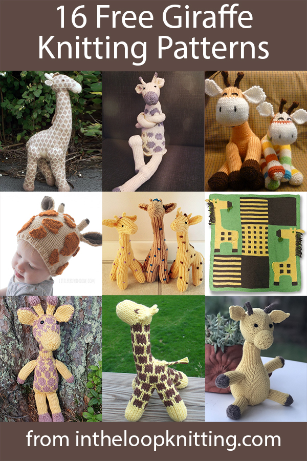 Giraffe Knitting Patterns In the Loop Knitting