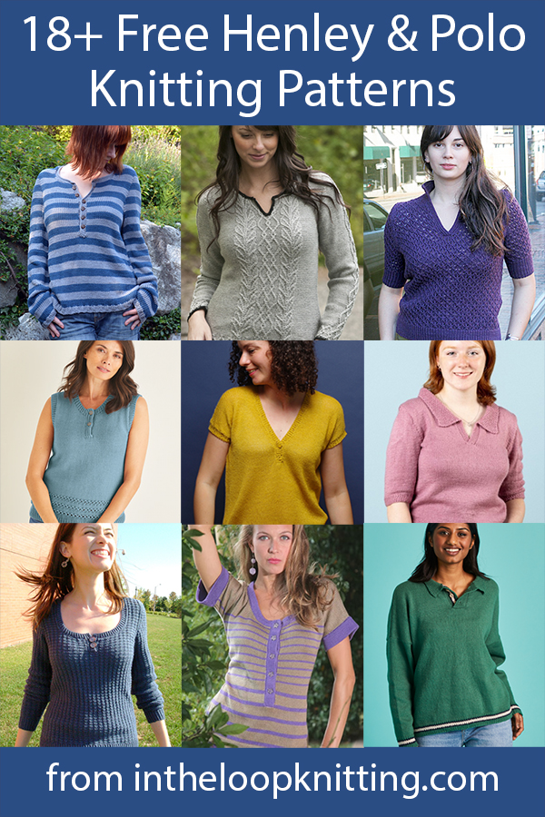 Henley Knitting Patterns In the Loop Knitting
