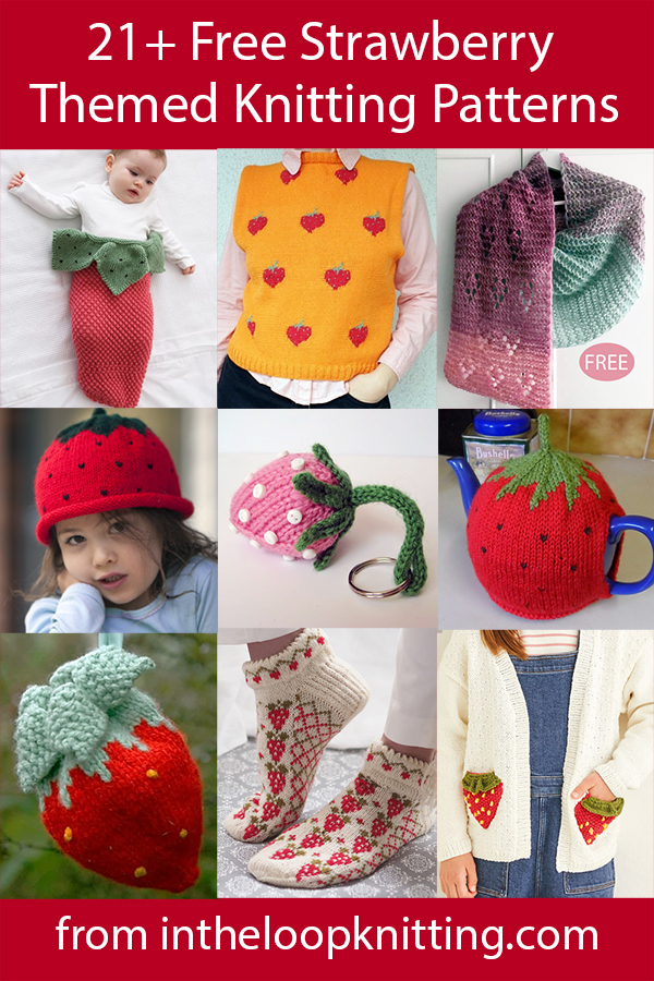 Strawberry Knitting Patterns In the Loop Knitting