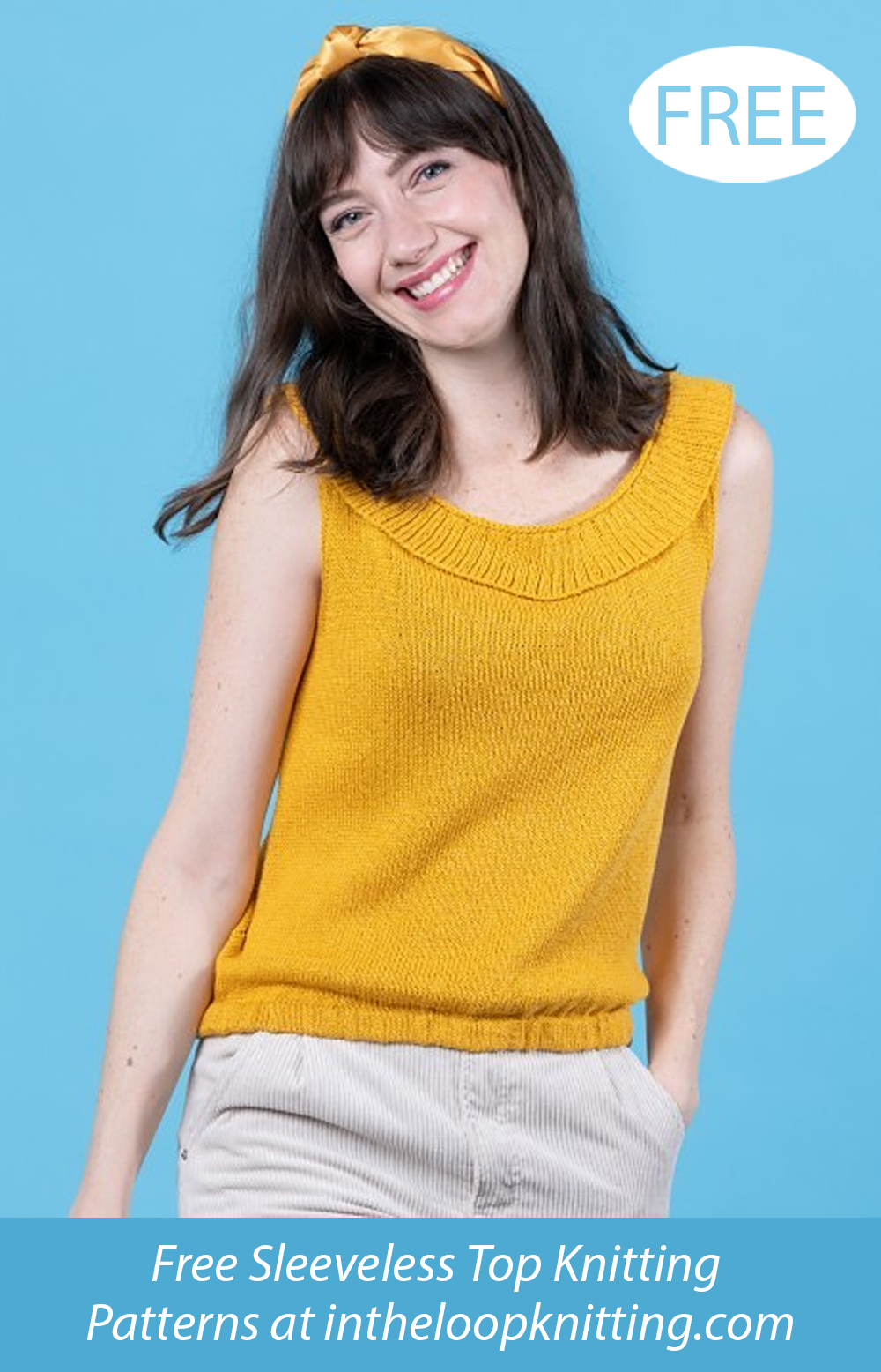 Women's Sleeveless Tops Knitting Patterns In the Loop Knitting