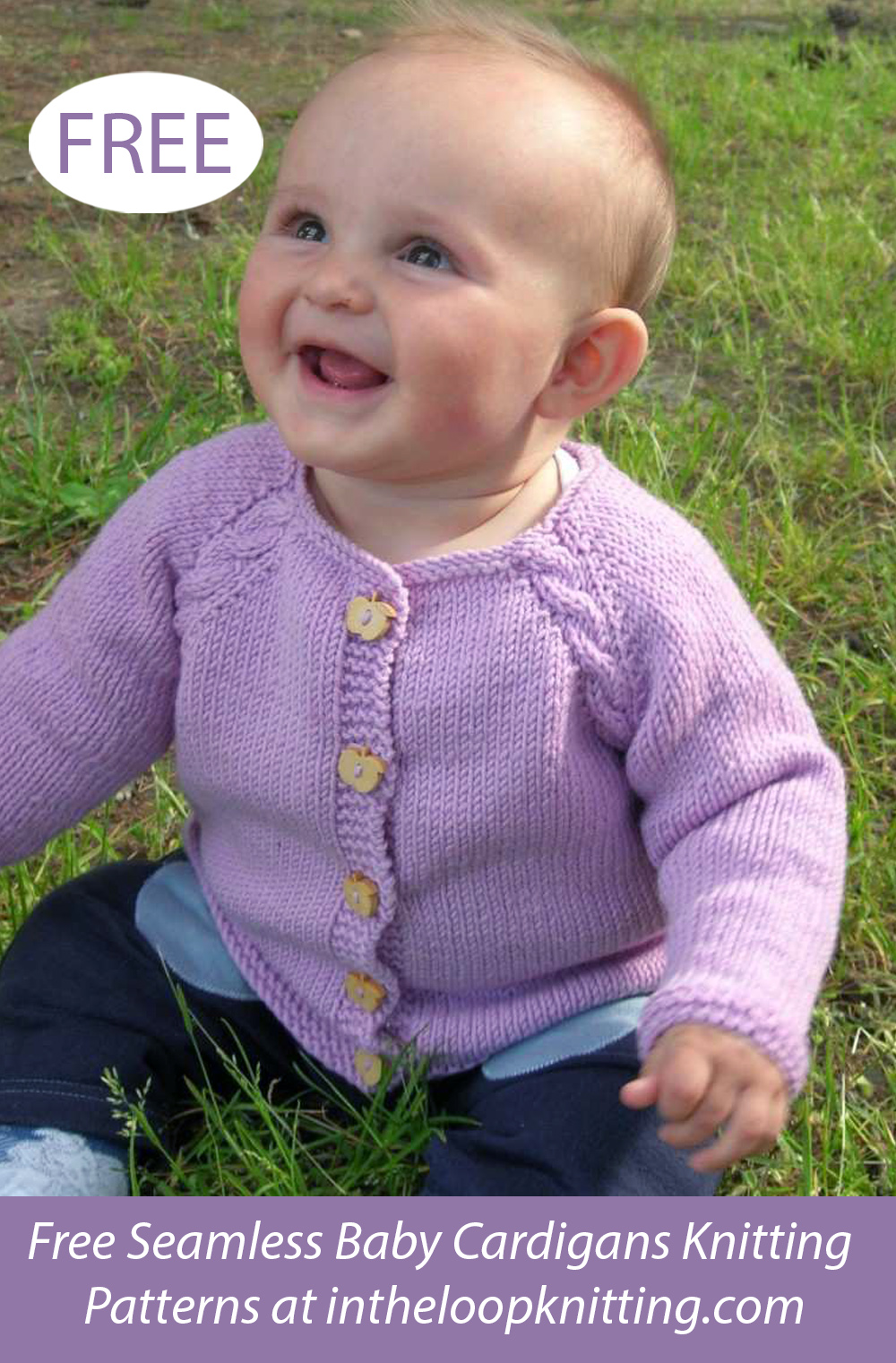Seamless Baby Cardigan Knitting Patterns In the Loop Knitting