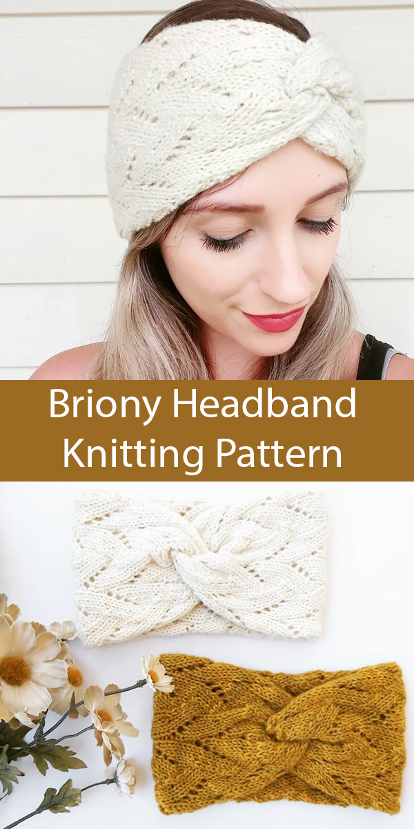 Twisted Headband Knitting Patterns In the Loop Knitting