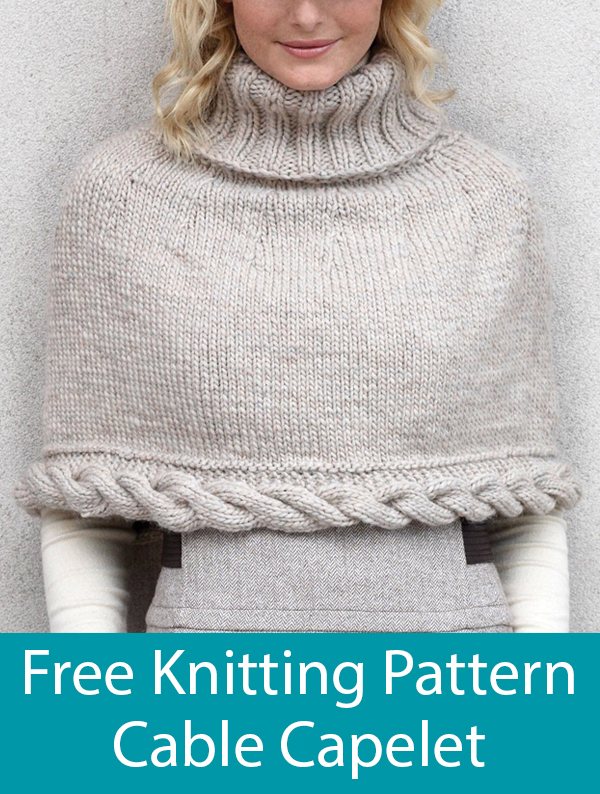 Capelet Knitting Patterns In the Loop Knitting