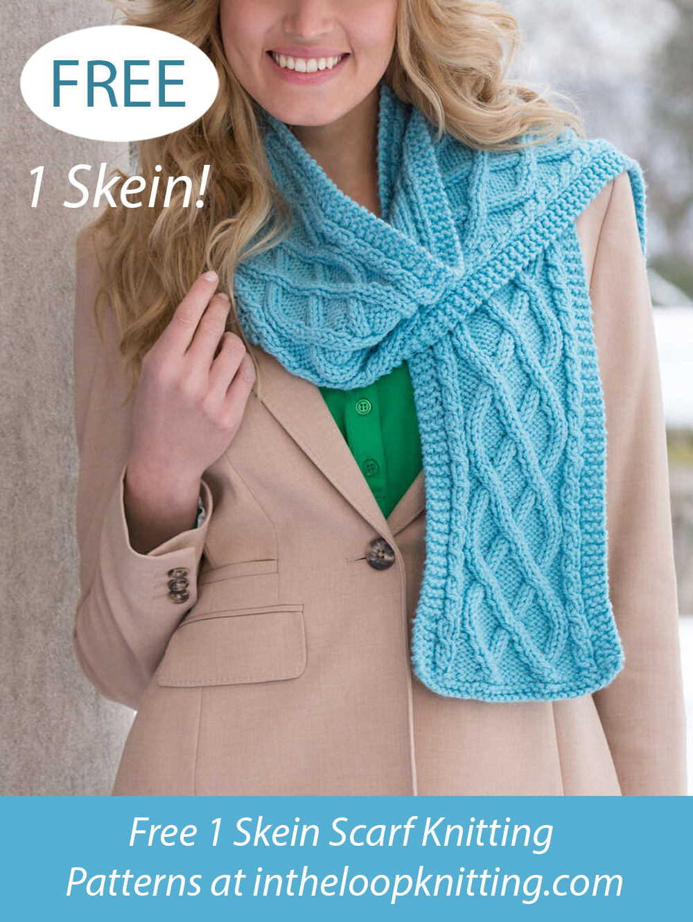 One Skein Scarf Knitting Patterns In the Loop Knitting