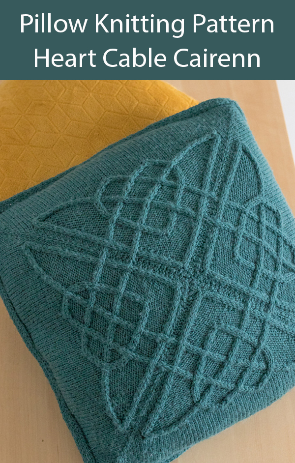 Heart Cable Knitting Patterns In the Loop Knitting