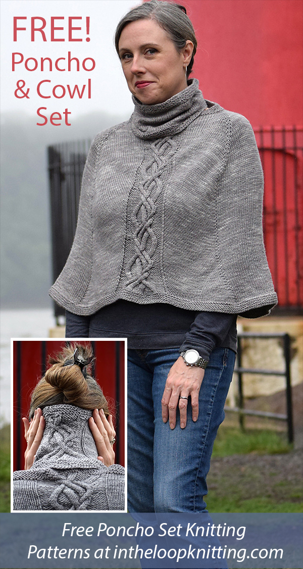 Poncho Set Knitting Patterns In the Loop Knitting