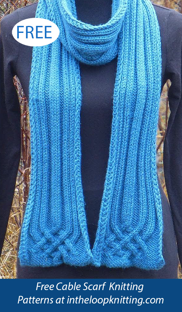 Free Cable Scarf Knitting Patterns In the Loop Knitting