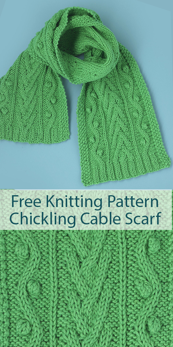 Cable Scarf Knitting Patterns In the Loop Knitting