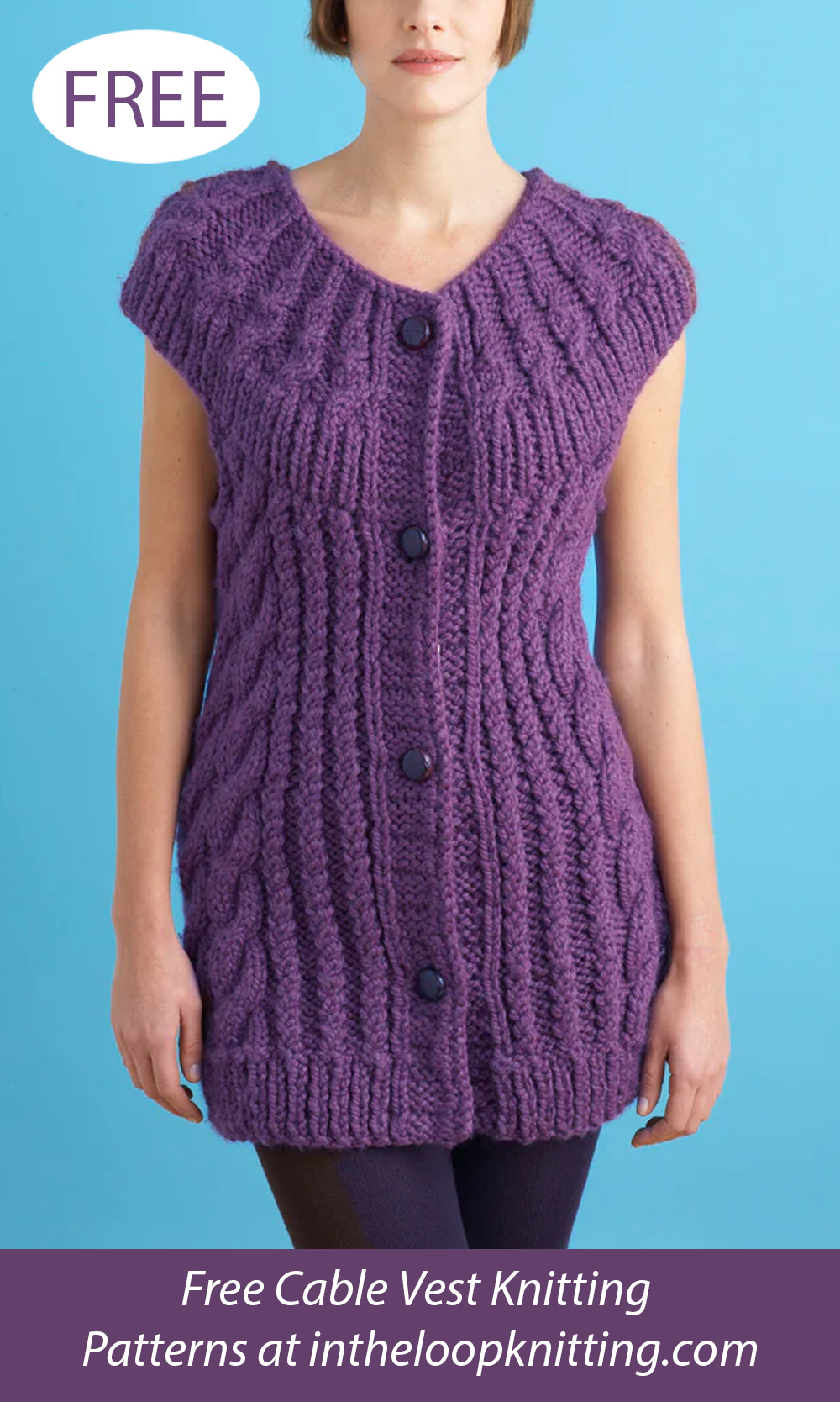 Cable Vest Knitting Patterns In the Loop Knitting