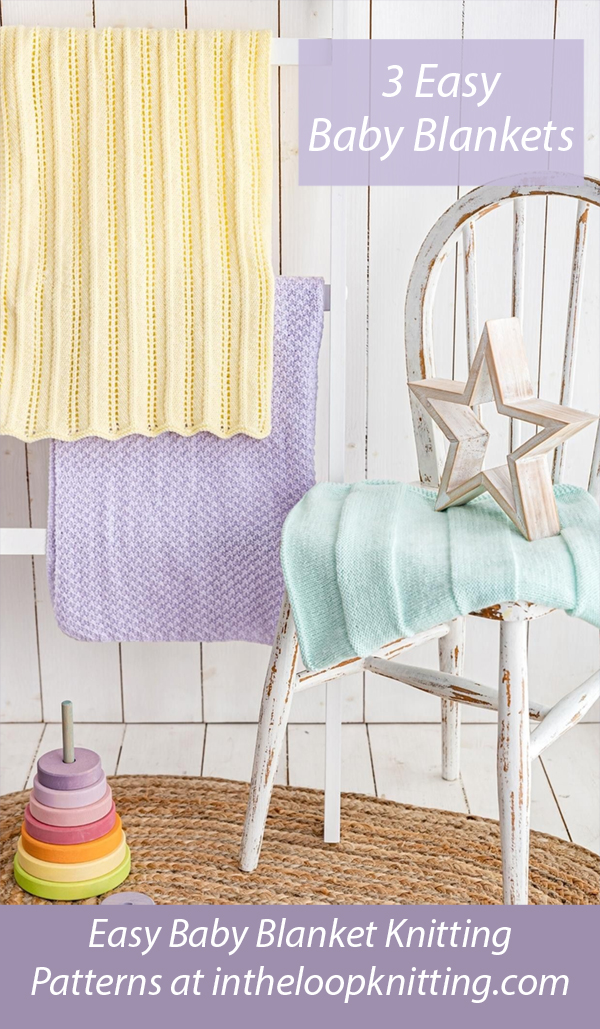 Easy Baby Blanket Knitting Patterns Part 2 In the Loop Knitting