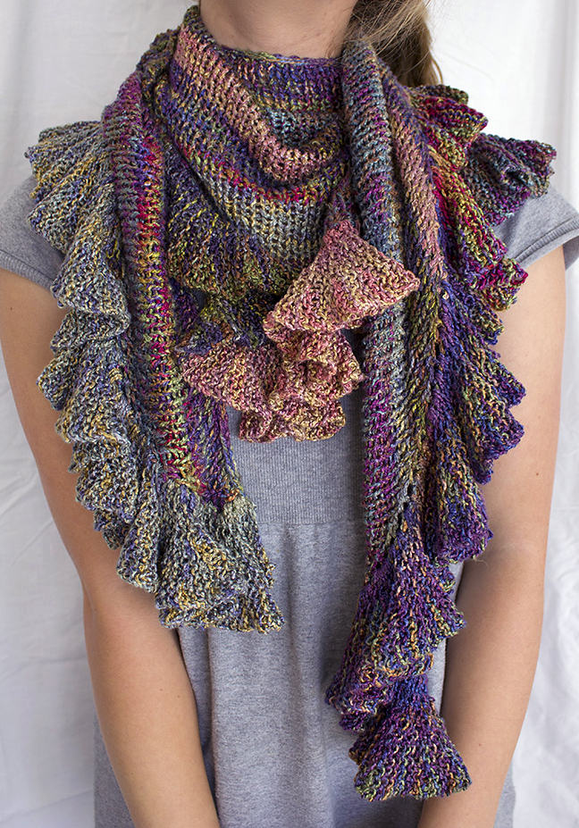 Scrap and Stash Yarn Shawl Knitting Patterns In the Loop Knitting