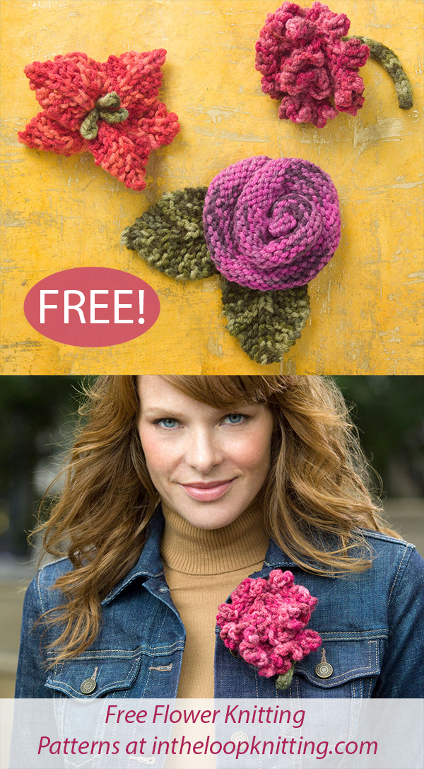 Flower Knitting Patterns In the Loop Knitting