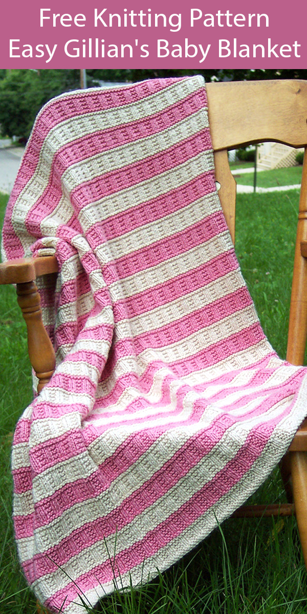 Striped Baby Blanket Knitting Patterns In the Loop Knitting