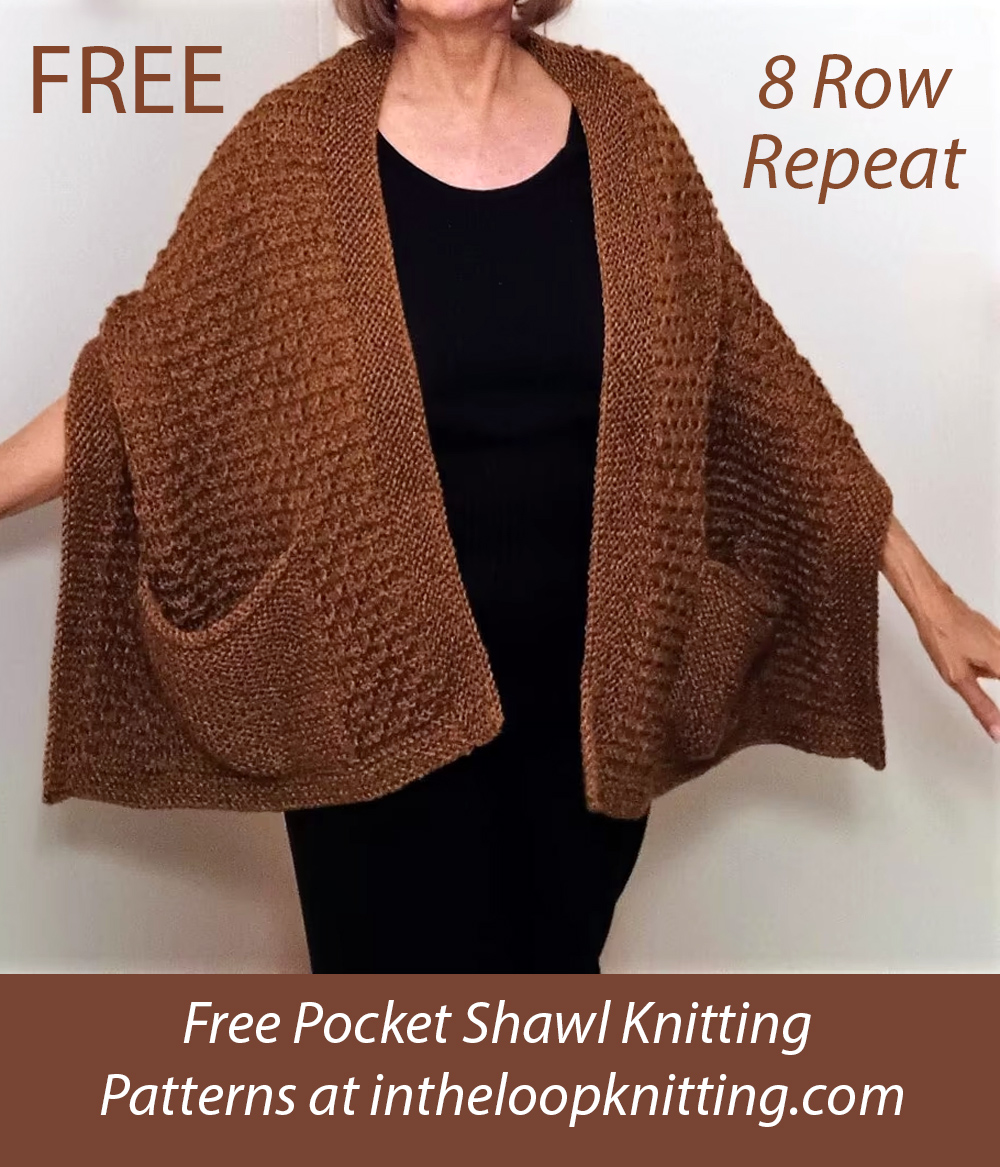Pocket Scarf and Shawl Knitting Patterns In the Loop Knitting
