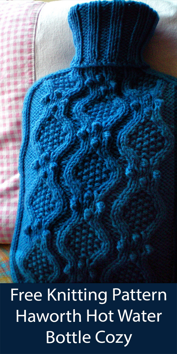 Hot Water Bottle Cozy Knitting Patterns In the Loop Knitting