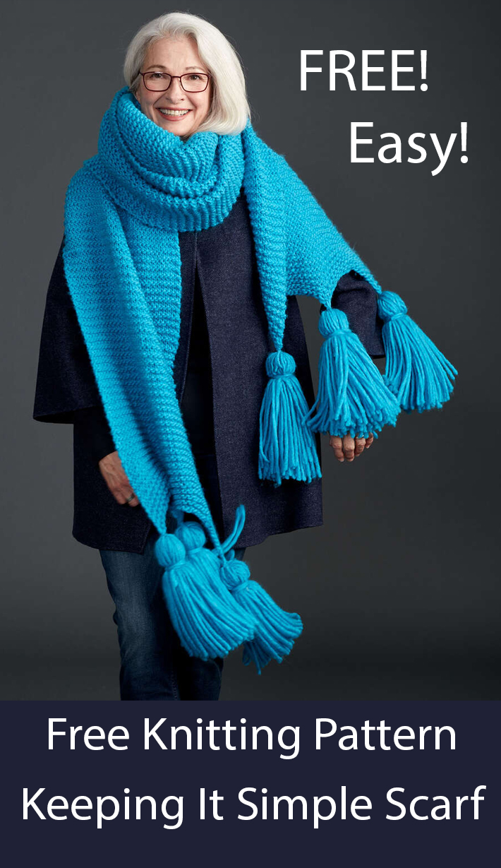 More Easy Scarf Knitting Patterns In the Loop Knitting