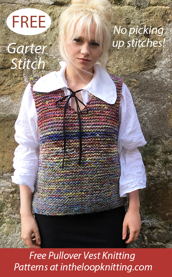 Pullover Vest Knitting Patterns In the Loop Knitting