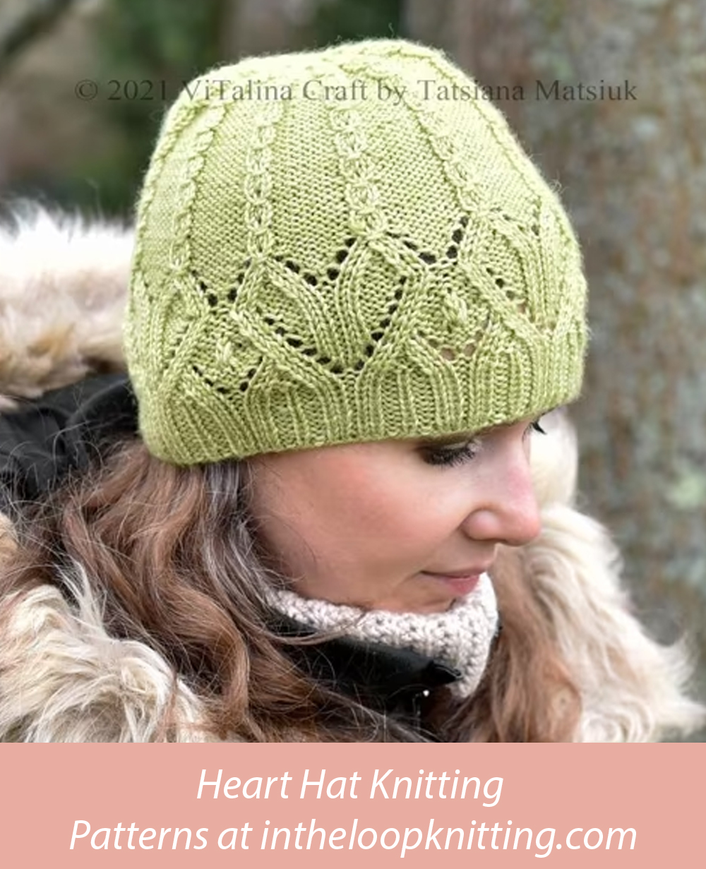 Heart Hat Knitting Patterns In the Loop Knitting