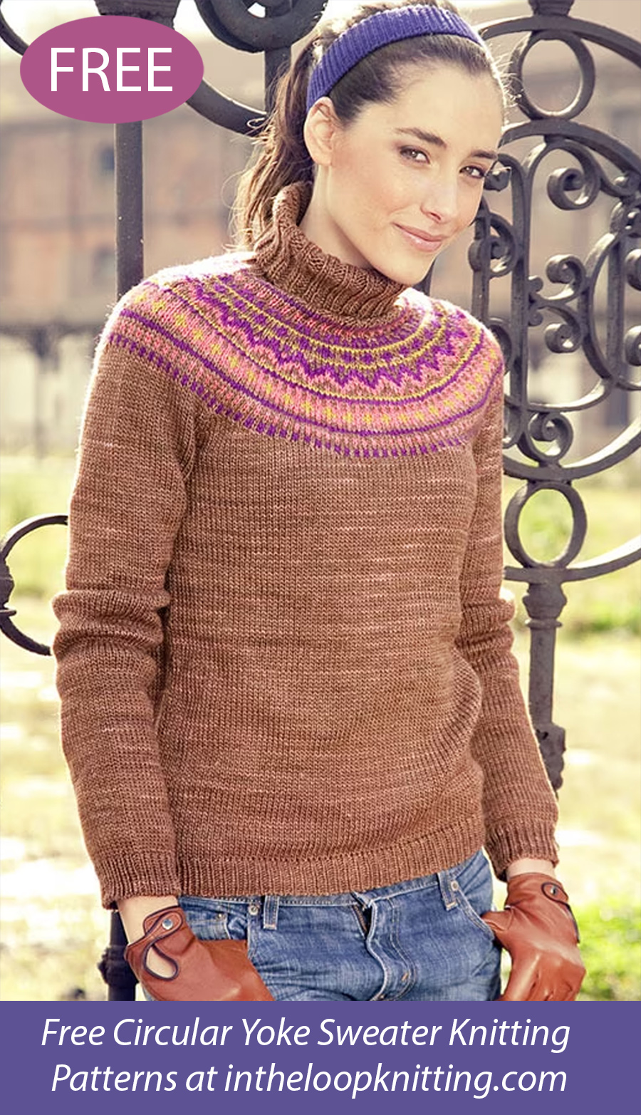 enero limpiar conformidad circular yoke sweater pattern free fluido
