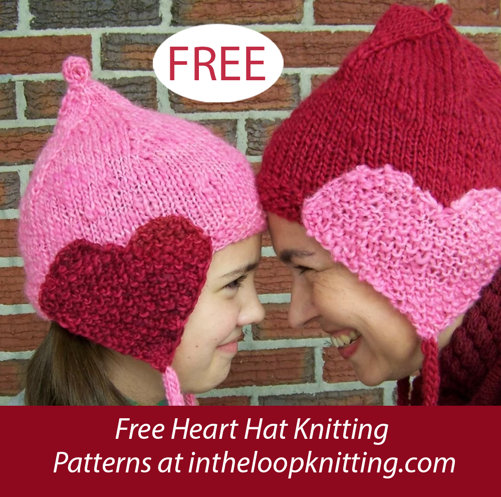 Heart Hat Knitting Patterns In the Loop Knitting