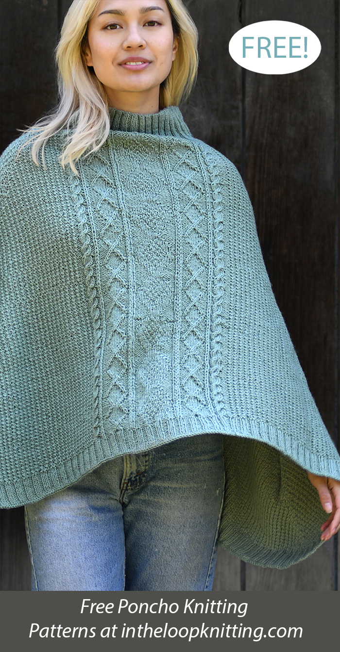 Poncho Knitting Patterns In the Loop Knitting