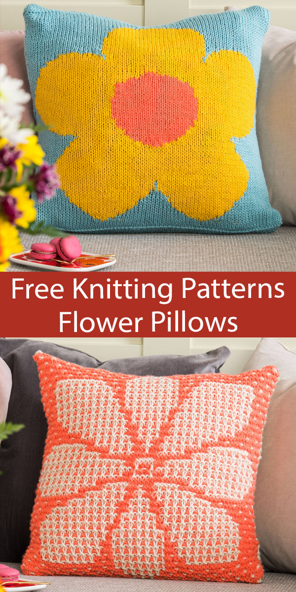 Colorful Pillow Knitting Patterns In the Loop Knitting