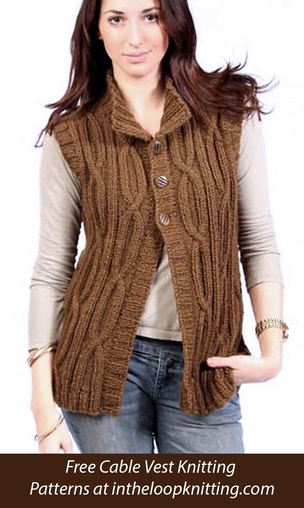 Cable Vest Knitting Patterns In the Loop Knitting
