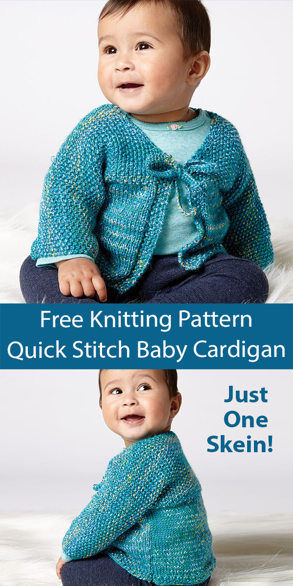 Baby Loopy Cardigan Knitting Pattern