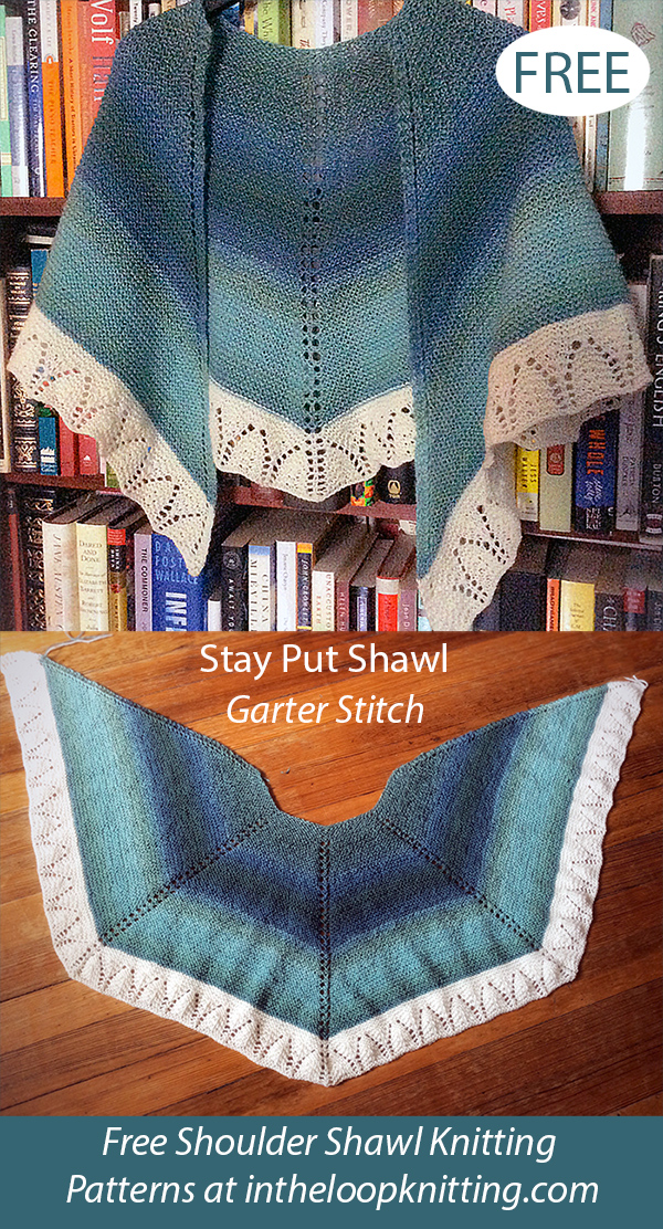 Shoulder Shawl Knitting Patterns In the Loop Knitting