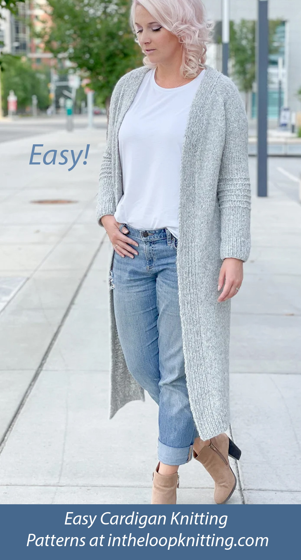 More Easy Cardigan Knitting Patterns In the Loop Knitting
