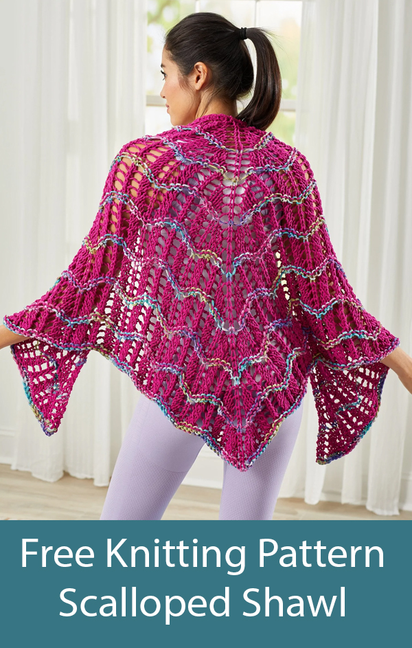 Shawls for Bulky Yarn Knitting Patterns In the Loop Knitting