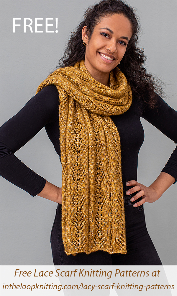 Lacy Scarf Knitting Patterns In the Loop Knitting