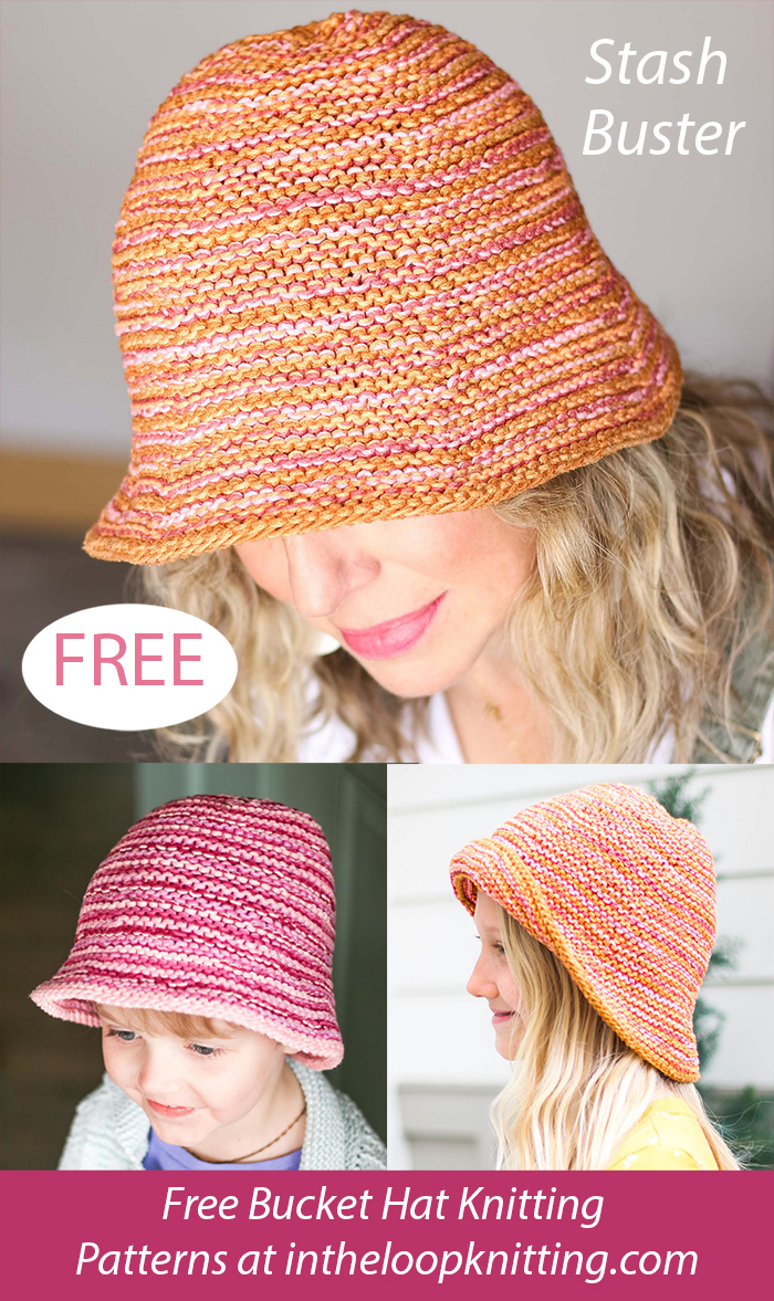 Free Bucket Hat Knitting Patterns In the Loop Knitting