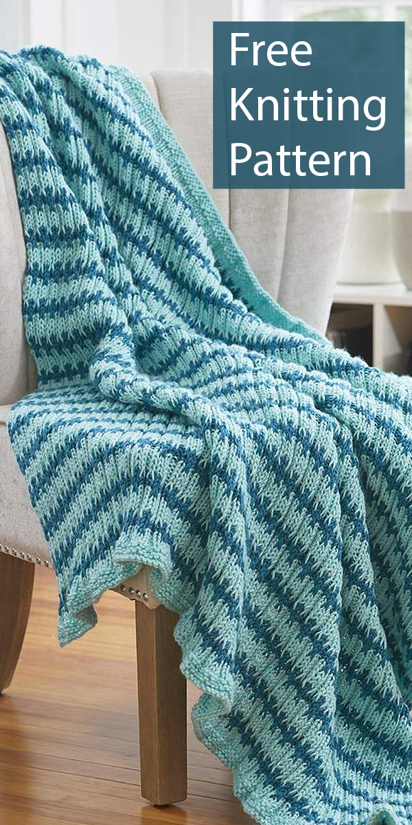 Mosaic Blanket Knitting Patterns In the Loop Knitting
