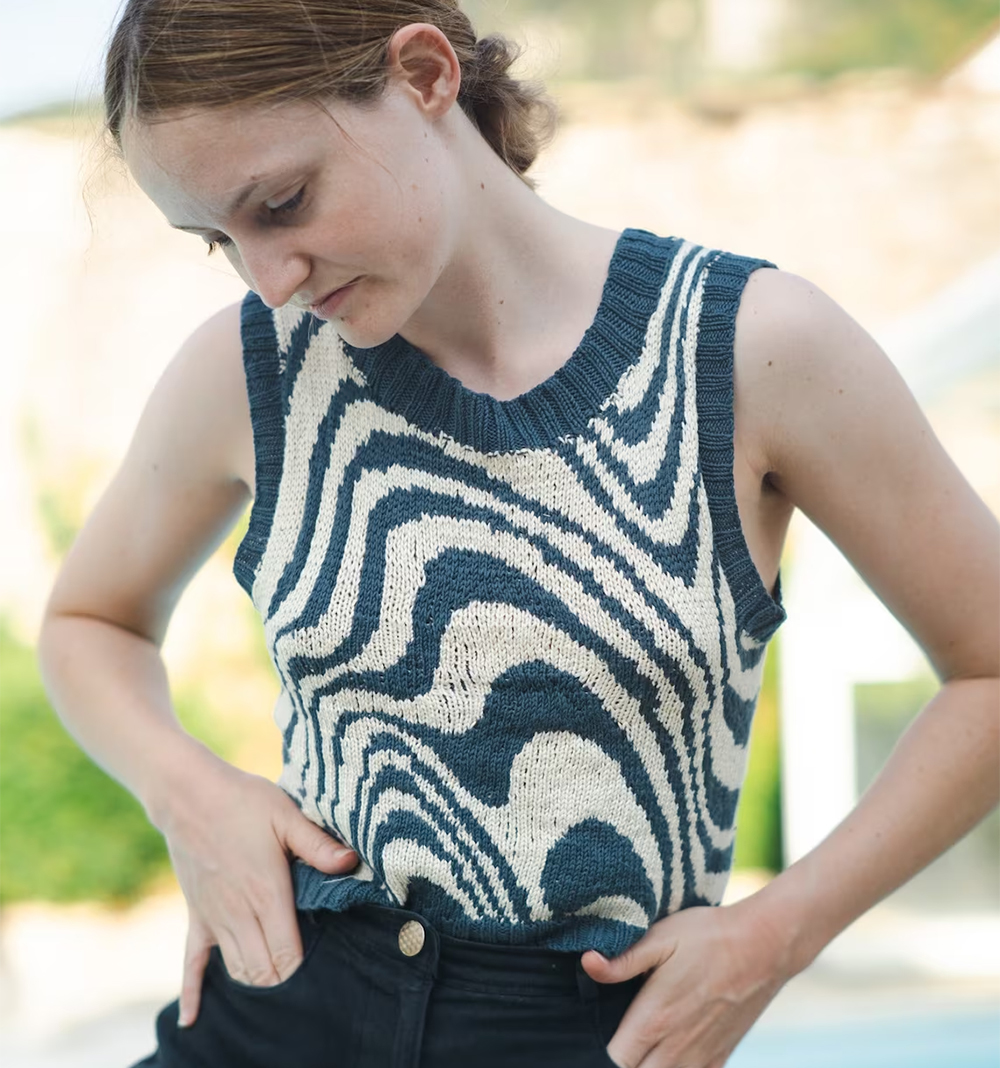 Sleeveless Tops Knitting Patterns In the Loop Knitting
