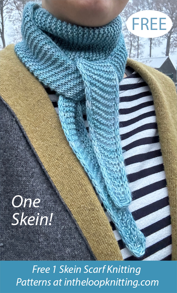 One Skein Scarf Knitting Patterns Part 2 In the Loop Knitting