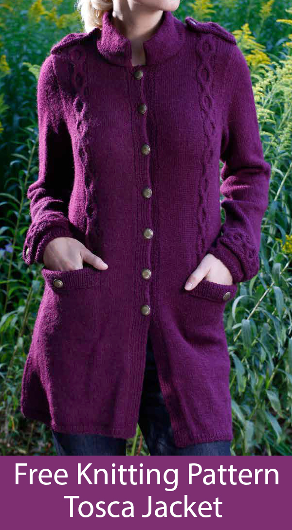 Jacket and Coat Knitting Patterns In the Loop Knitting