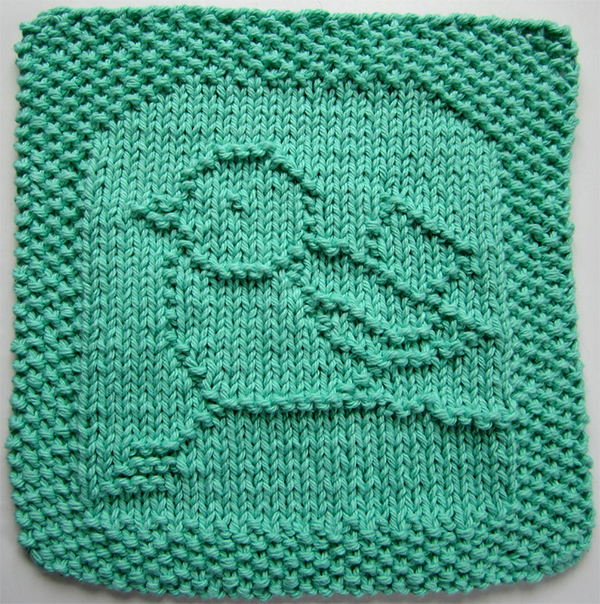 Animal Dishcloth and Washcloth Knitting Patterns In the Loop Knitting