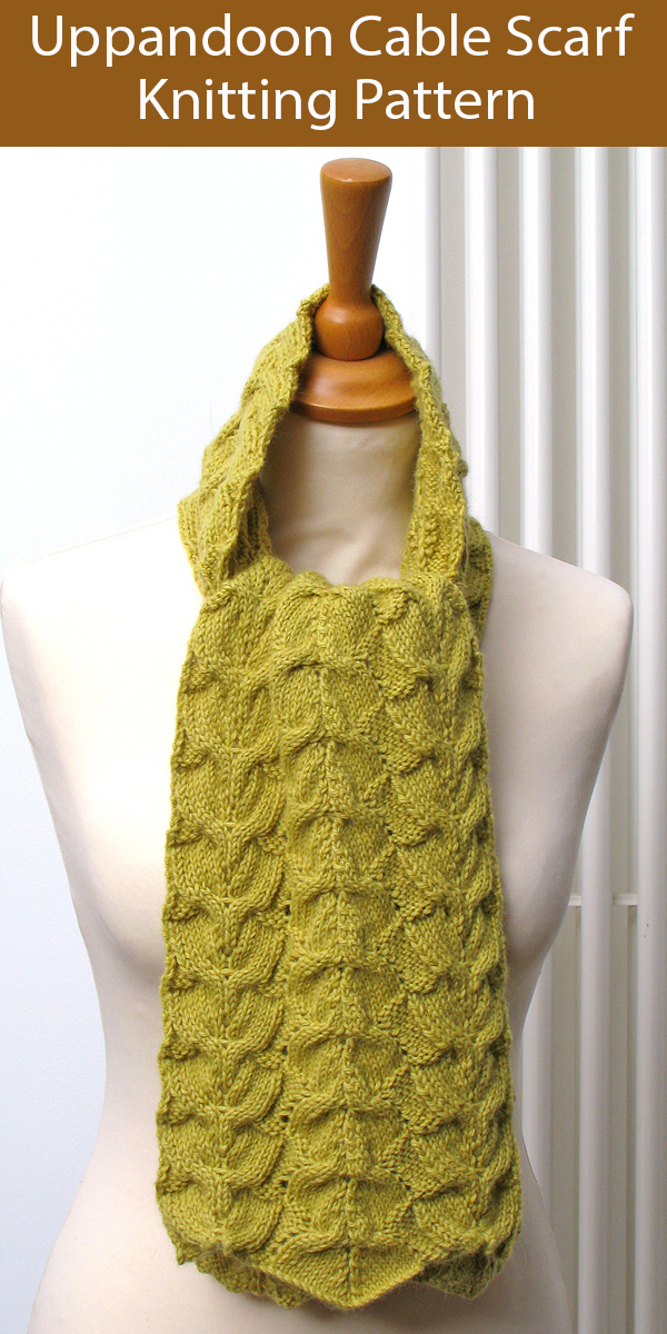 Cable Scarf Knitting Patterns In the Loop Knitting