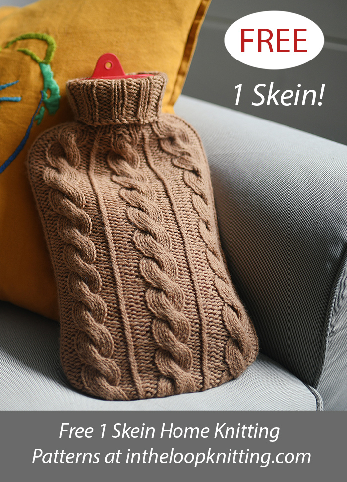 Hot Water Bottle Cozy Knitting Patterns In the Loop Knitting