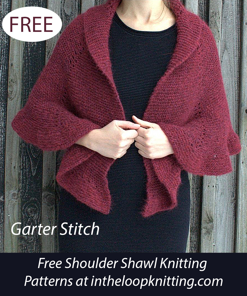 Shoulder Shawl Knitting Patterns In the Loop Knitting