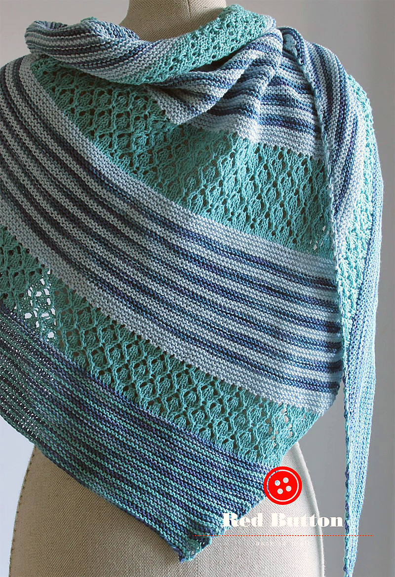 Colorful Shawl Knitting Patterns In the Loop Knitting