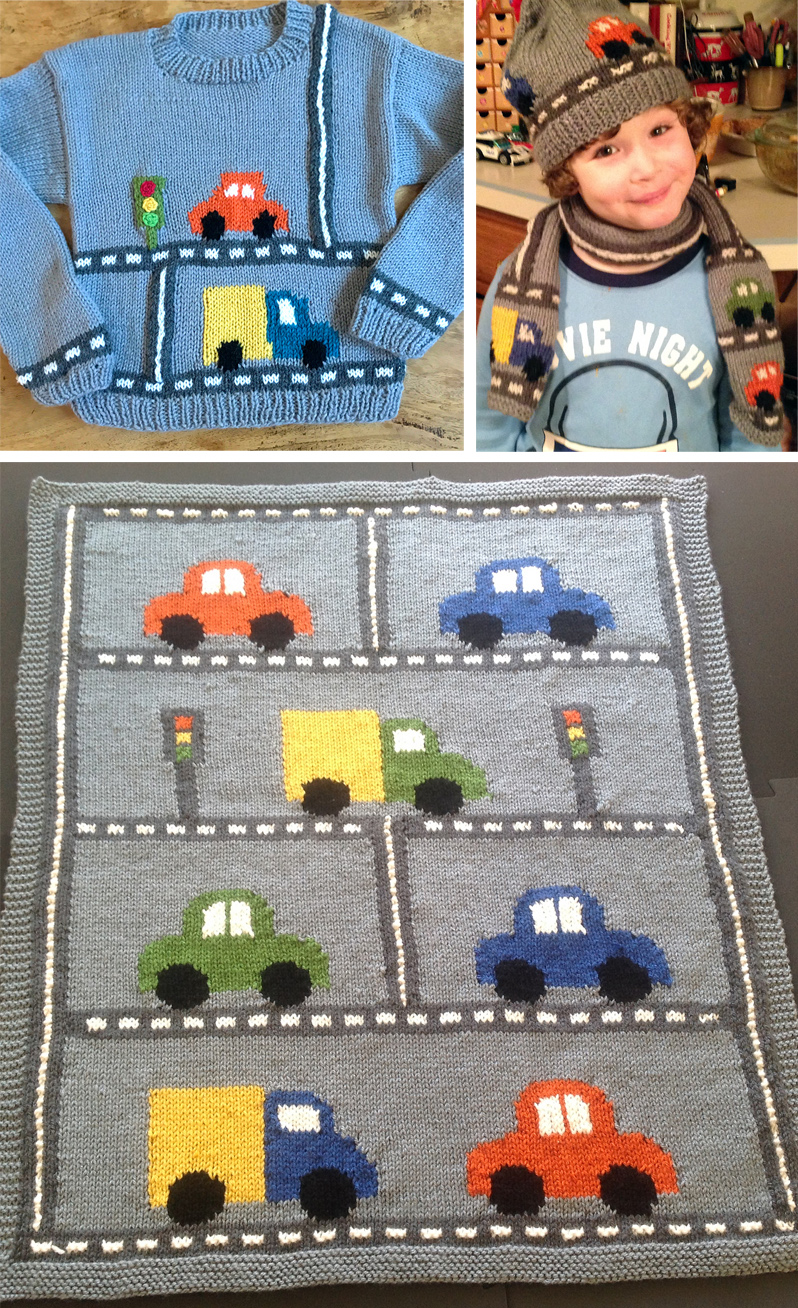 Planes, Trains and Automobiles Knitting Patterns In the Loop Knitting