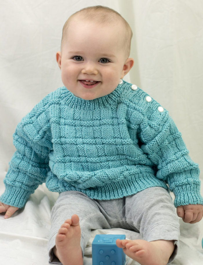 EasyOn Pullovers for Babies and Children Knitting Patterns In the