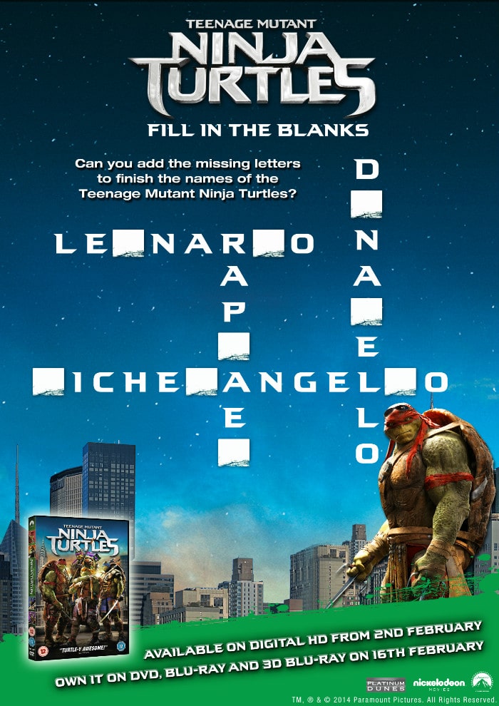 teenage mutant ninja turtle printable activity sheets tmnt in the