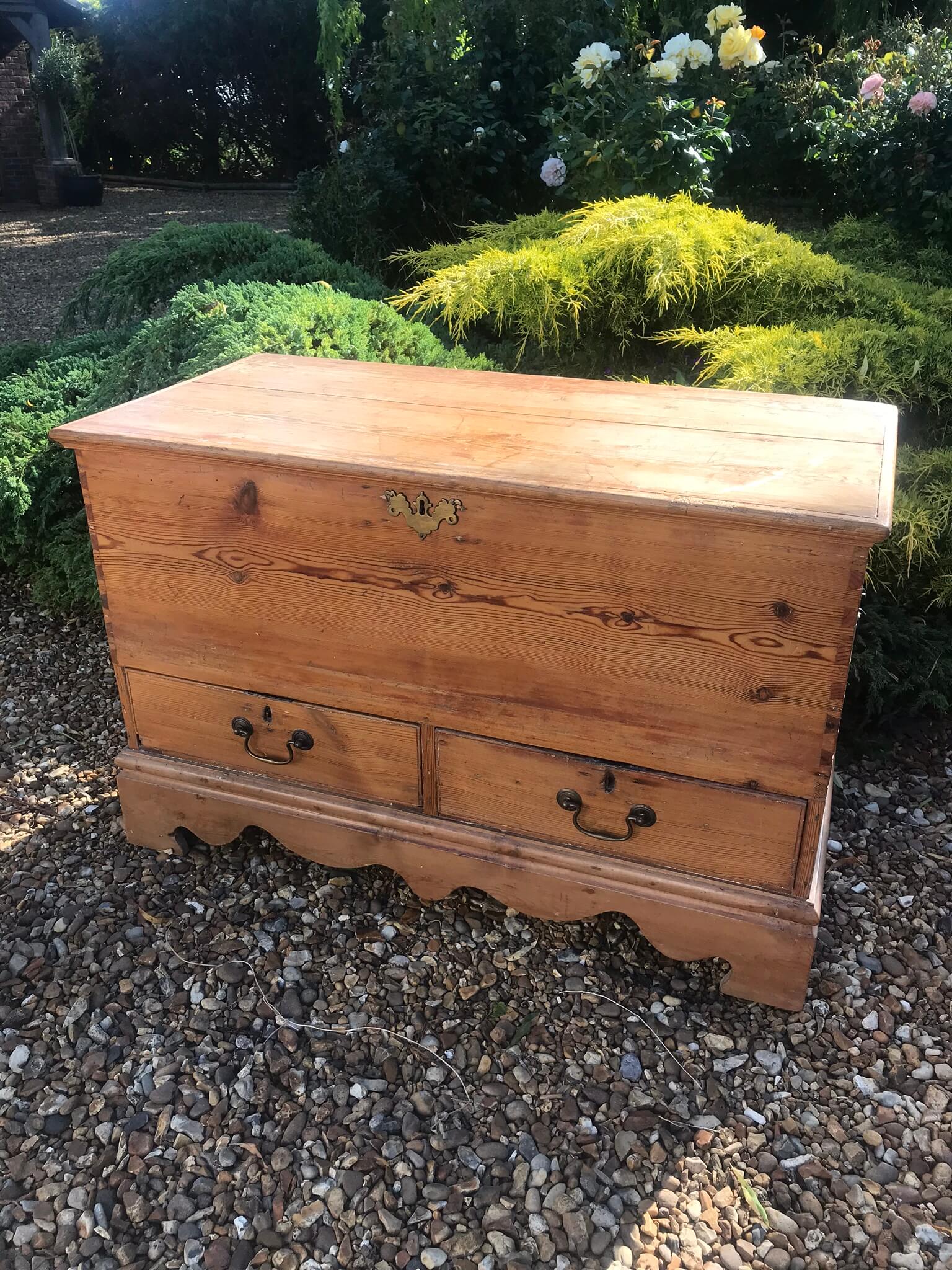 Antique Pine Mule Chest Sold In the Shepherds Hut