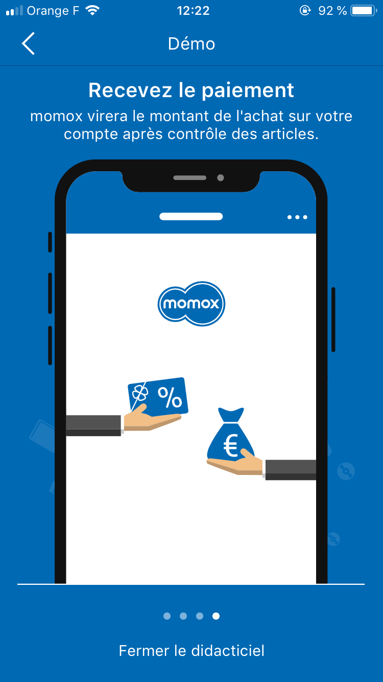Découvrons ensemble l’application Momox The Touch Base